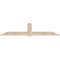 Ekena Millwork Eugene Smooth Timber Gable Bracket, Douglas Fir, 72"W x 21"H x 1 1/2"D x 5 1/2"F, 7/12 Pitch GBW072X21X0206EUG00SDF - alternate 3